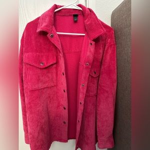 Pink Corduroy jacket size SM